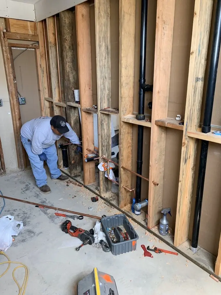 Commercial rough-in plumbing for Water Heater Replacement in Normandy Shores